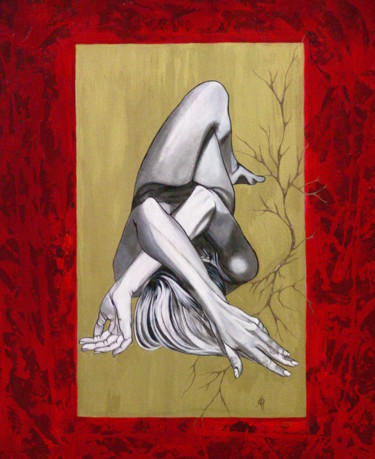 Peinture intitulée "vénus" par Marceline Robert, Œuvre d'art originale, Acrylique