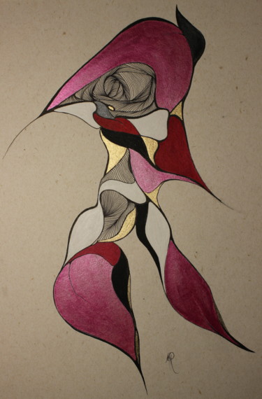 Disegno intitolato "cadet roussel" da Marceline Robert, Opera d'arte originale, Grafite