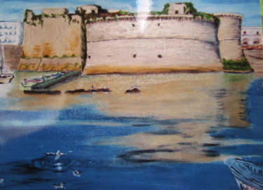 Peinture intitulée "Gallipoli" par Marcella Molea, Œuvre d'art originale, Huile
