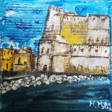 Ζωγραφική με τίτλο "Titolo :castel dell…" από Marcella Molea, Αυθεντικά έργα τέχνης, Λάδι