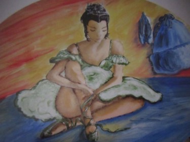 Картина под названием "BALLERINA" - Marcella Molea, Подлинное произведение искусства, Масло