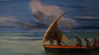Pittura intitolato "KENIA" da Marcella Molea, Opera d'arte originale, Olio