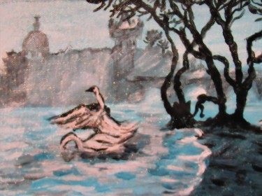 Pittura intitolato "MAGICA PRAGA" da Marcella Molea, Opera d'arte originale, Olio