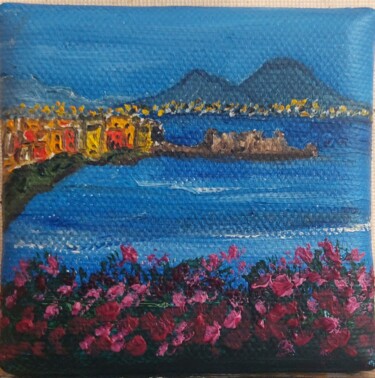 Painting titled "Napoli (2)" by Marcella Molea, Original Artwork, Oil