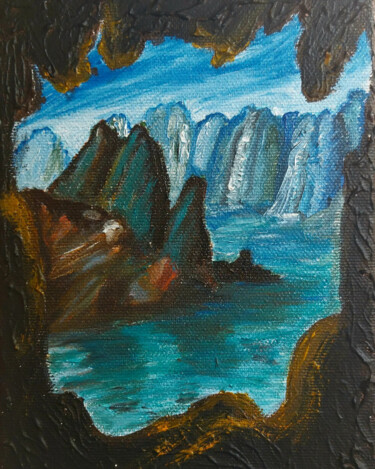Pittura intitolato "Particolare del dip…" da Marcella Molea, Opera d'arte originale, Olio