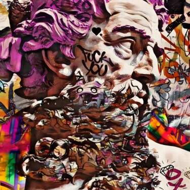 Arte digitale intitolato "nettuno" da Marcello Quarta, Opera d'arte originale, Collage digitale