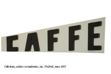 「Caffef」というタイトルの彫刻 Marcello Apreaによって, オリジナルのアートワーク