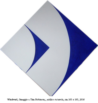Painting titled "Windward-omaggio-t-r" by Marcello Aprea, Original Artwork, Acrylic