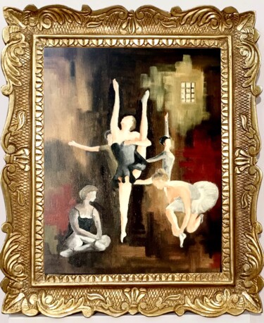 Peinture intitulée "Ballerine" par Marcello Monari, Œuvre d'art originale, Huile Monté sur artwork_cat.