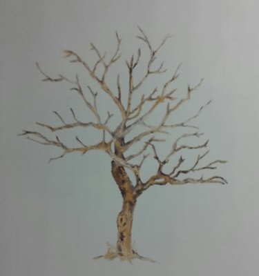 Painting titled "Árvore" by Marcelo Camargo, Original Artwork