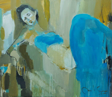 Painting titled "Soledad" by Marcelo Garcia Garcia, Original Artwork, Acrylic