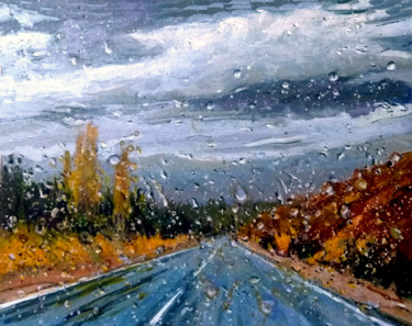 Painting titled "OTOÑO" by Marcelo Vascon, Original Artwork, Oil