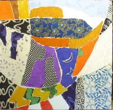 Peinture intitulée "Projet foulard 1" par Marc Hatot, Œuvre d'art originale