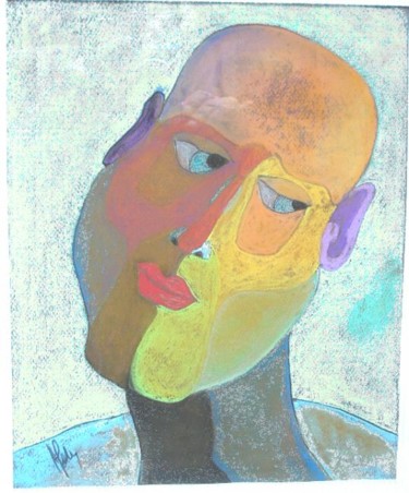 Peinture intitulée "pastel 5" par Marc Hatot, Œuvre d'art originale