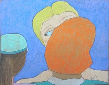 Peinture intitulée "Pastel 14" par Marc Hatot, Œuvre d'art originale