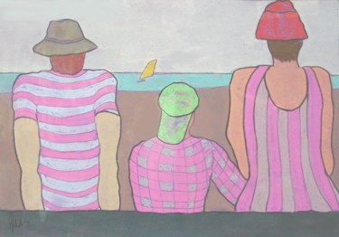 Peinture intitulée "pastel 22" par Marc Hatot, Œuvre d'art originale