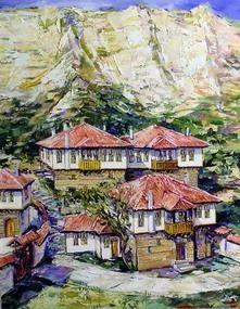 Painting titled "Melnik" by Marchell Yameliev, Original Artwork