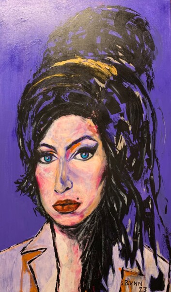 Ζωγραφική με τίτλο "My Amy" από Marcia Bunn, Αυθεντικά έργα τέχνης, Ακρυλικό