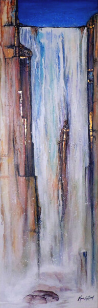 Pittura intitolato "Angel Falls" da Marcia G Connell, Opera d'arte originale, Acrilico
