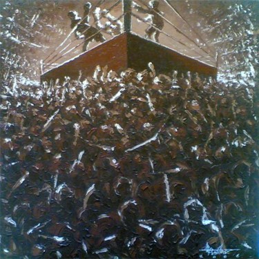 Painting titled "Maaksiyong magagana…" by Marcial, Original Artwork