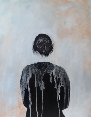 Rain Peinture intitulée "Rain" par Marcin Grzelczak, Œuvre d'art originale, Huile