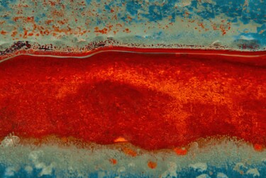 Photographie intitulée "RED RIVER" par Marcin Zeman, Œuvre d'art originale, Photographie numérique