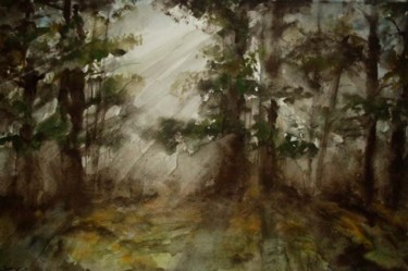 Malarstwo zatytułowany „Wiączyń Las” autorstwa Grafika Użytkowa Marcin, Oryginalna praca