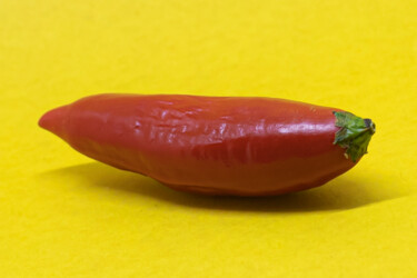 Photography titled "Red Pepper" by Márcio Dias, Original Artwork, Non Manipulated Photography