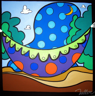 Sossego Painting titled "Sossego" by Tuller, Original Art, Acrylic Mounted on Stretcher frame