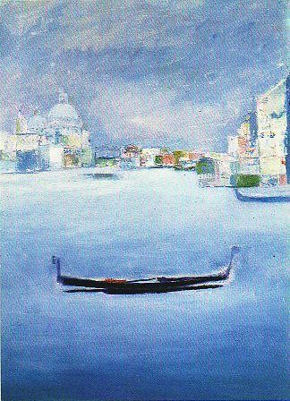 Painting titled "venise bleu collect…" by Marc Levy, Original Artwork