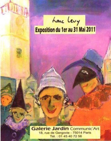 Painting titled "invitation de l exp…" by Marc Levy, Original Artwork