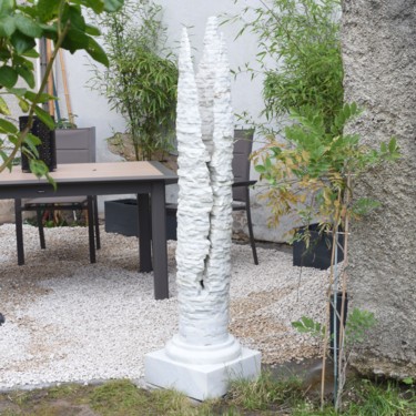 COLONNE Sculpture titled "COLONNE" by Marc Mugnier, Original Art, Stone