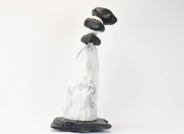 Sculpture titled "SOUFFLE DE L'UNIVERS" by Marc Mugnier, Original Artwork, Stone