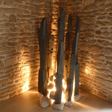 Escultura intitulada "GRAND SECRET" por Marc Mugnier, Obras de arte originais, Pedra