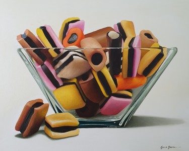 Pintura titulada "Haribo" por Marco Amore, Obra de arte original, Oleo Montado en Bastidor de camilla de madera