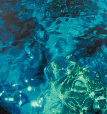 Schilderij getiteld "Capri Sea" door Marco Barberio, Origineel Kunstwerk, Acryl