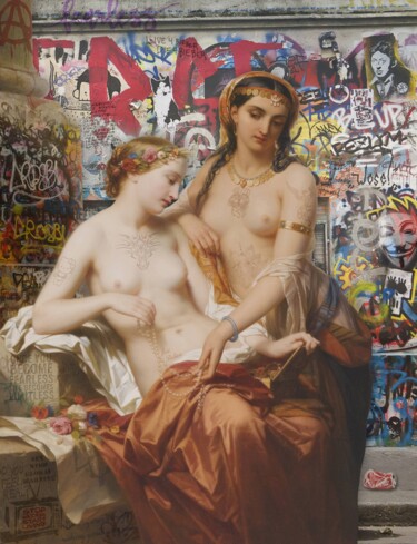 Peinture intitulée "Sex Stop Global War…" par Marco Battaglini, Œuvre d'art originale, Acrylique