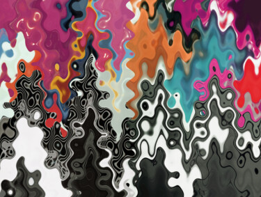 Digitale Kunst mit dem Titel "pearls" von Marco Bourguignon, Original-Kunstwerk, Fotomontage
