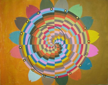 Pintura intitulada "ESPIRAL" por Marco Bulhões, Obras de arte originais