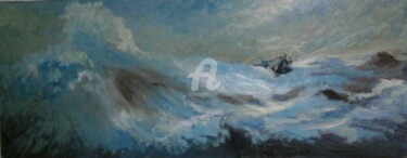Pittura intitolato "storm.jpg" da Marco Cattaneo, Opera d'arte originale, Olio