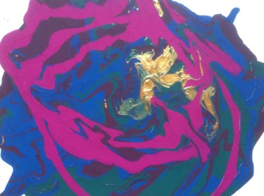Malerei mit dem Titel "Purple" von Marco Günther, Original-Kunstwerk