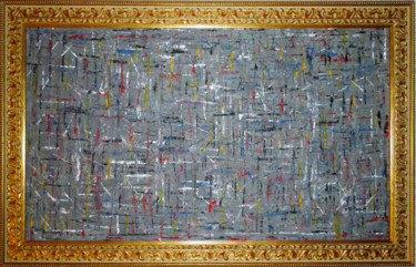 Pittura intitolato "3-istinti-primordia…" da Marco Mariotti, Opera d'arte originale, Acrilico