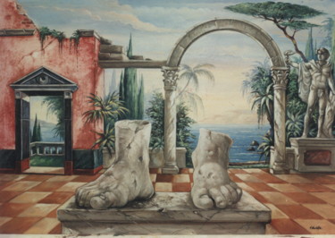 Malerei mit dem Titel "Orthopädische Praxi…" von Antonio Nardella, Original-Kunstwerk