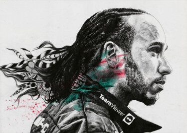 Drawing titled "King Hammer: Lewis…" by Marco Paludet, Original Artwork, Graphite