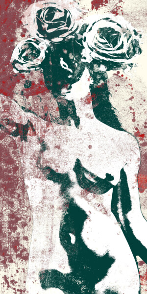 Digitale Kunst mit dem Titel "Off She Goes: amara…" von Marco Paludet, Original-Kunstwerk, Digitale Malerei