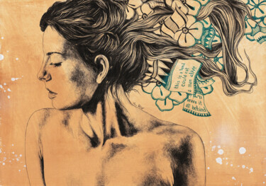 Disegno intitolato "Low Desert | sensua…" da Marco Paludet, Opera d'arte originale, Grafite