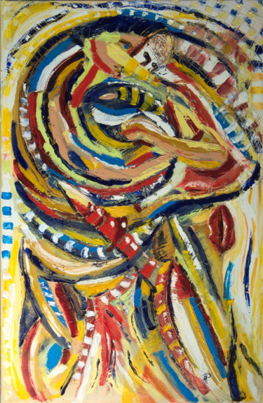 Pintura titulada "3" por Marco Perna, Obra de arte original, Oleo Montado en Bastidor de camilla de madera