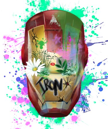 Цифровое искусство под названием "iron" - Marco Scali, Подлинное произведение искусства, Цифровая живопись