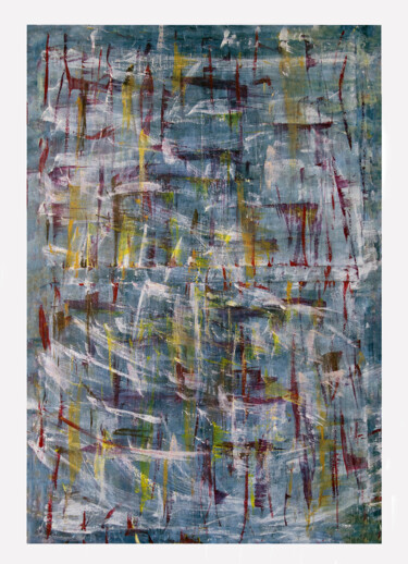 제목이 "SPAZIO UNO"인 미술작품 Marco Scaramuzza로, 원작, 아크릴 나무 들것 프레임에 장착됨