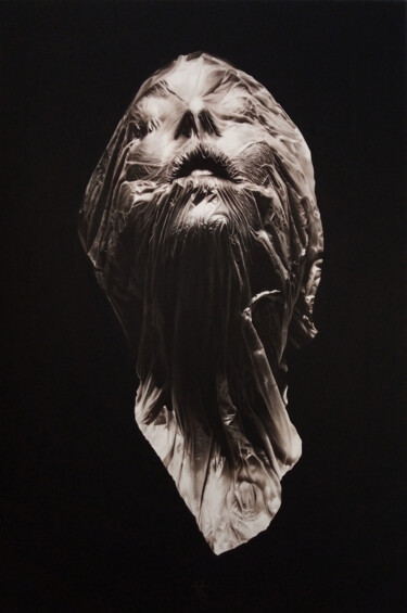 Рисунок под названием "CRISALIDE" - Marco Tidu, Подлинное произведение искусства, Древесный уголь